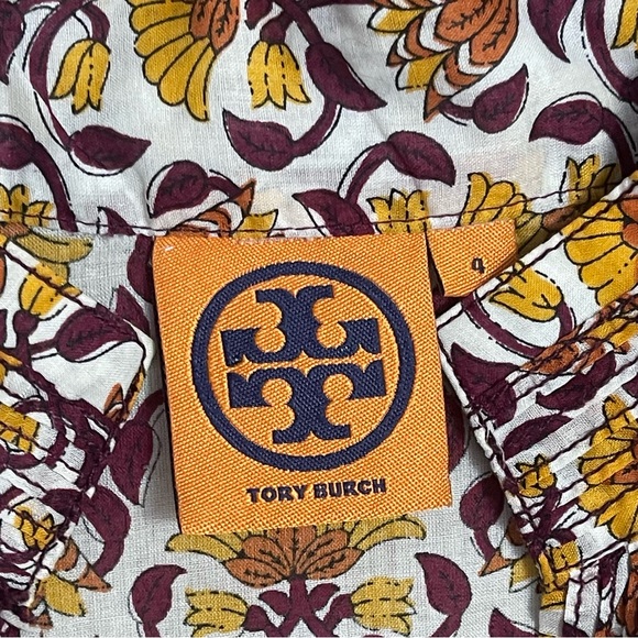 Tory Burch Floral Patterned Tunic Dress - Picture 5 of 13